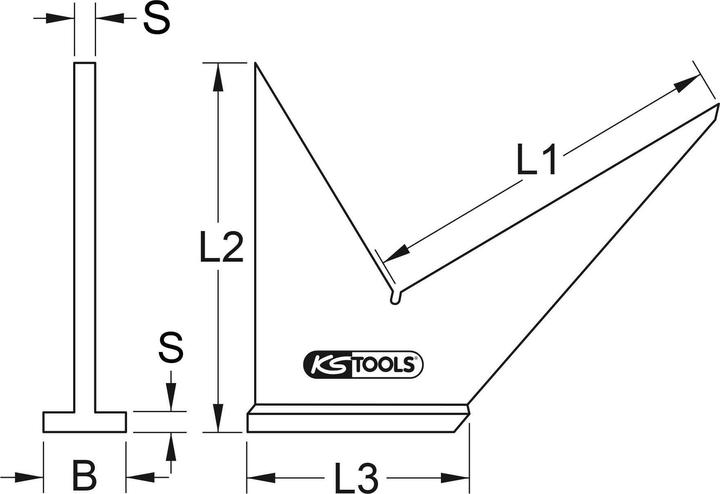 Actual product image KS Tools Miter angle