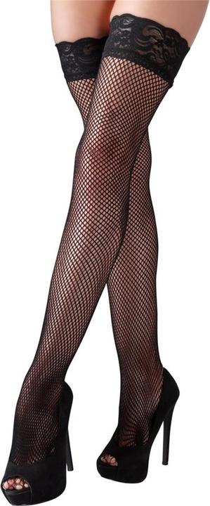 Actual product image Cottelli Collection Fish-net stockings hold-up (M)