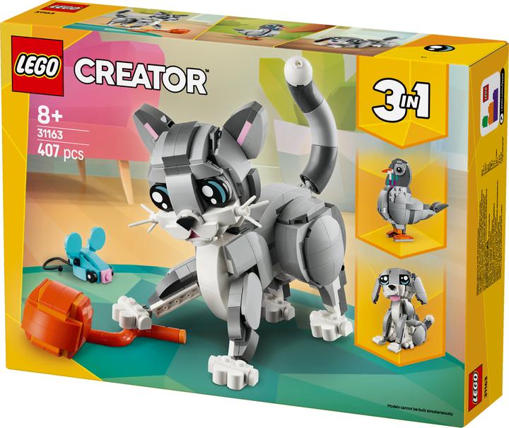 Produktbild LEGO Graue Katze (31163, LEGO Creator Expert)