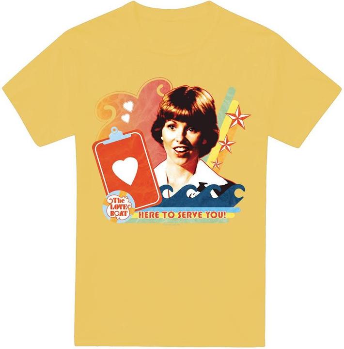 Actual product image The Love Boat Mens Here to Serve T-Shirt (3XL)