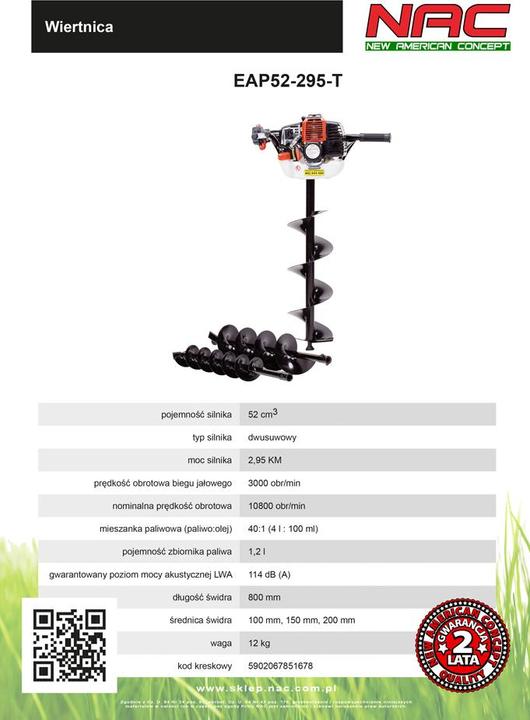 Produktbild NAC Benzin-Bohrgerät (Benzinbetrieb)