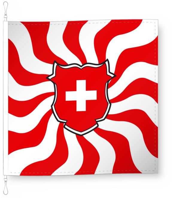 Actual product image Alpenfahnen Schweiz (80 x 80 cm)