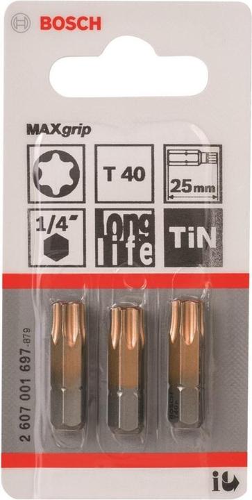 Produktbild Bosch Professional Zubehör Torx-Bit T 40 Accessories C 6.