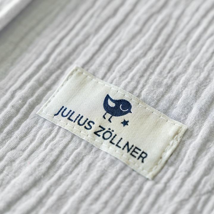 Actual product image Julius Zöllner Summer sleeping bag muslin 98, grey (98 cm, 0.5 TOG, Summer)