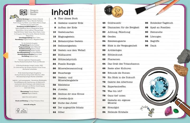 Produktbild Mein Mitmach-Wissens-Kick. Steine und Mineralien (Deutsch, Claudia Wagner, DK Verlag - Kids, 2023)