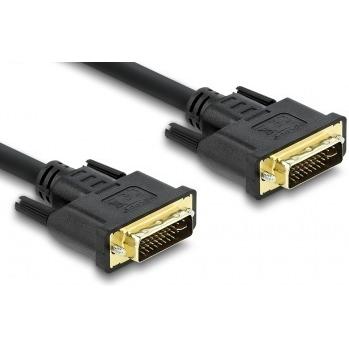 Fuj Tek DVI-I Dual Link Monitorkabel, 1 m (1 m, DVI), Video Kabel
