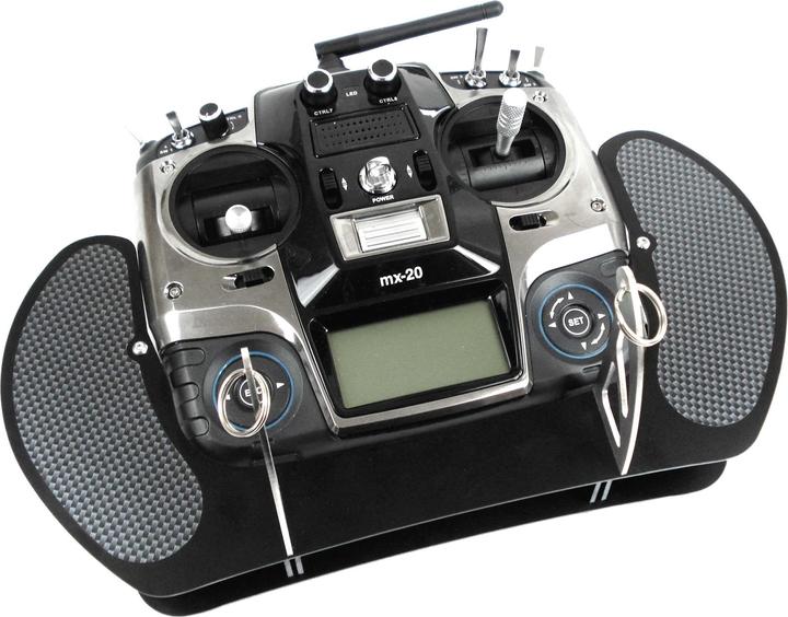 Actual product image AHLtec Transmitter console Graupner MX HoTT black MX-12, MX-16,MX-20 with standard transmitter console