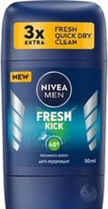 Actual product image NIVEA Solid antiperspirant Fresh Kick 50 ml (Stick, 50 ml)