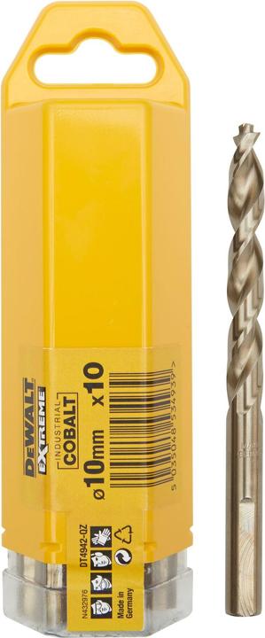 Actual product image DeWalt COBALT RETURN FOR METAL 10.0mm 10pcs. (10 mm)