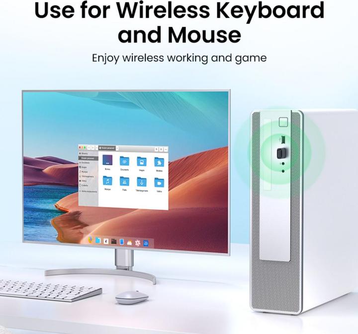 Image du produit Ugreen Adaptateur USB Bluetooth 5.3 (Emetteur & Récepteur)