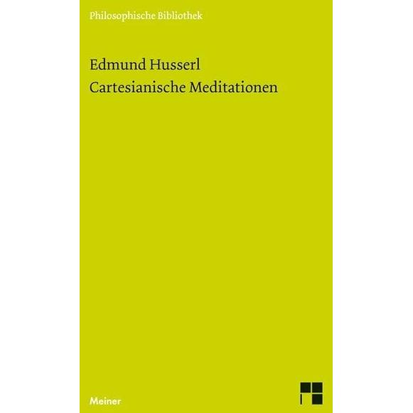 Cartesianische Meditationen, Fachbücher von Edmund Husserl, Elisabeth Ströker