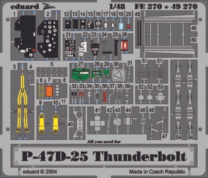Immagine prodotto Eduard P-47D-25 Thunderbolt