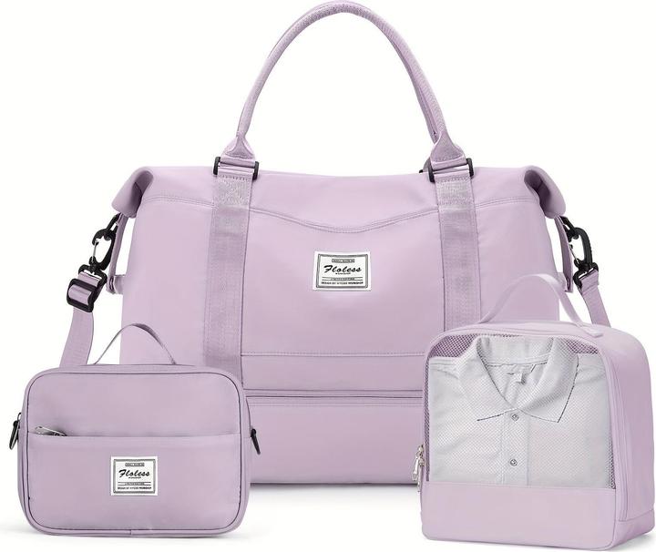 Produktbild Only-Bags.Store 3pcs Reisen mit einem grossen Carry-on Tasche, eine Sport-Tasche, und eine wasserdichte Gepäck