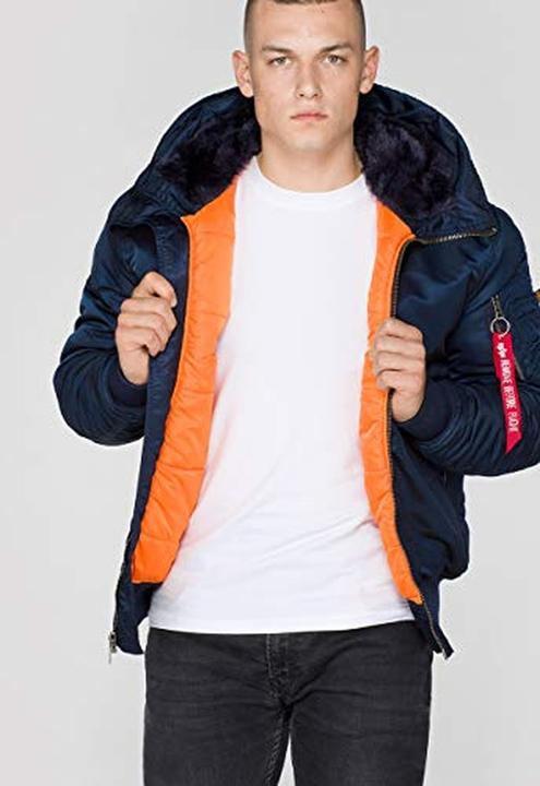 Immagine prodotto Alpha Industries Giacca leggera con capuccio foderato, tasche multiple e cintura elastica. (S)