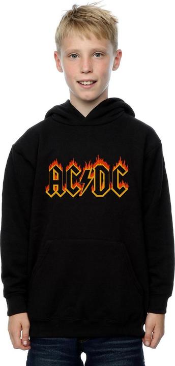 Produktbild AC/DC Flames Logo Kapuzenpullover Jungen (140, 146)