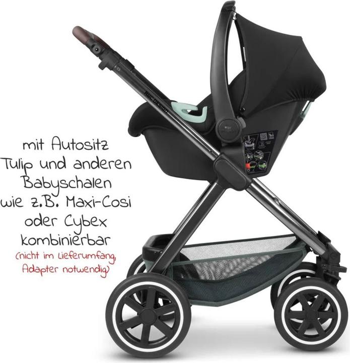 Produktbild ABC Design Kombikinderwagen Kombi-Kinderwagen Samba - inkl. Babywanne & Sportsitz