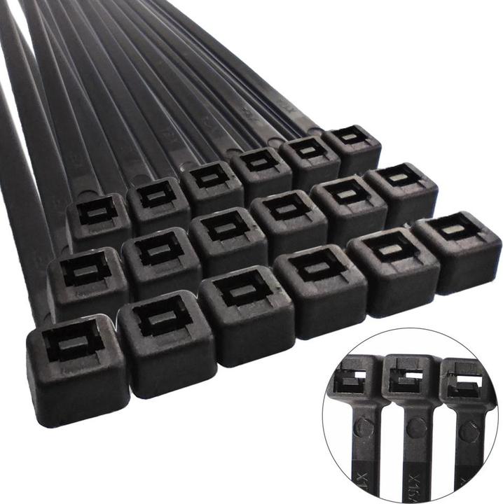 Bridas Nylon 100% Negra 2,5x100 mm. (Bolsa 100 Unidades) - Global Suministros Técnicos