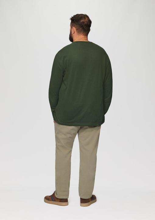 Produktbild S.Oliver T-Shirt Softes Langarmshirt aus Baumwolljersey (3XL)