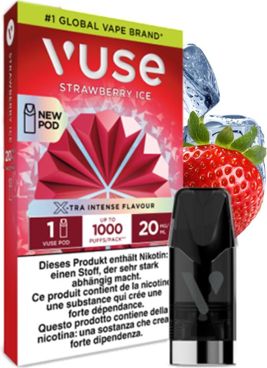 Produktbild Vuse Strawberry Ice (Erdbeere)