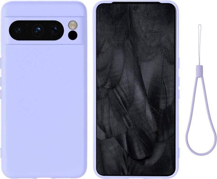 Actual product image Cover-Discount Google Pixel 8 Pro - Silicone rubber case purple (Google Pixel 8 Pro)