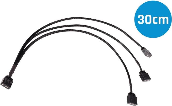 Immagine prodotto Alphacool KAB Sdoppiatore a Y aRGB da 3 pin a 3x 3 pin 30 cm