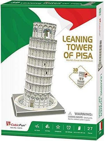 Image du produit Cubicfun Puzzle 3D La tour penchée de Pise (27 pièces)