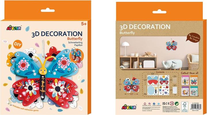 Immagine prodotto Avenir Decorazione 3D Farfalla