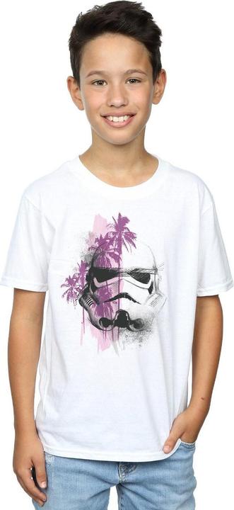 Immagine prodotto Star Wars Rogue One Stormtrooper Palm Trees Maglietta Ragazzi (128)