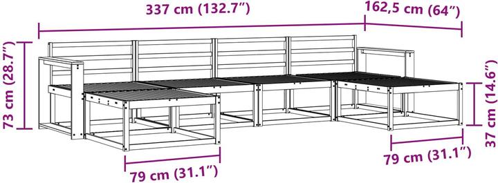 Produktbild vidaXL Sofa Set