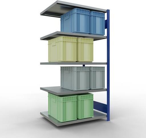 Actual product image Schulte Lagertechnik MULTIplus250 boltless add-on bay system with length bolts