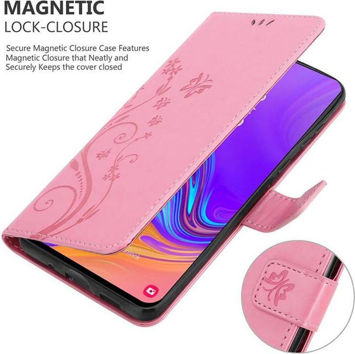 Produktbild Cadorabo Flower Book Cover (Samsung Galaxy A8s)