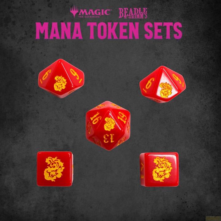 Actual product image Beadle & Grimm´s Magic the Gathering Dice and Token Pack Red Mana