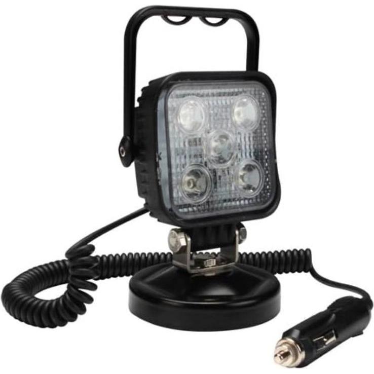 LED Floodlights DIY, Illuminazione officina, faretto a led con base magnetica - 15 w, bianco neutro (800 lm)