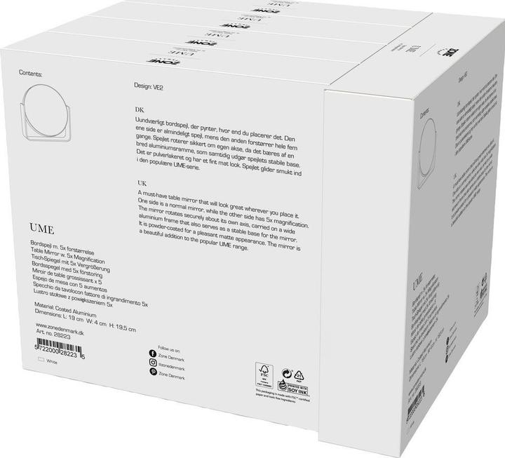 Produktbild Zone Denmark Tischspiegel Ume White