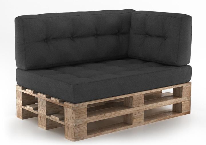Actual product image Vicco Palettenkissen Set (120 x 80 x 15 cm, 120 x 40 x 20 cm, 60 x 40 x 20 cm)