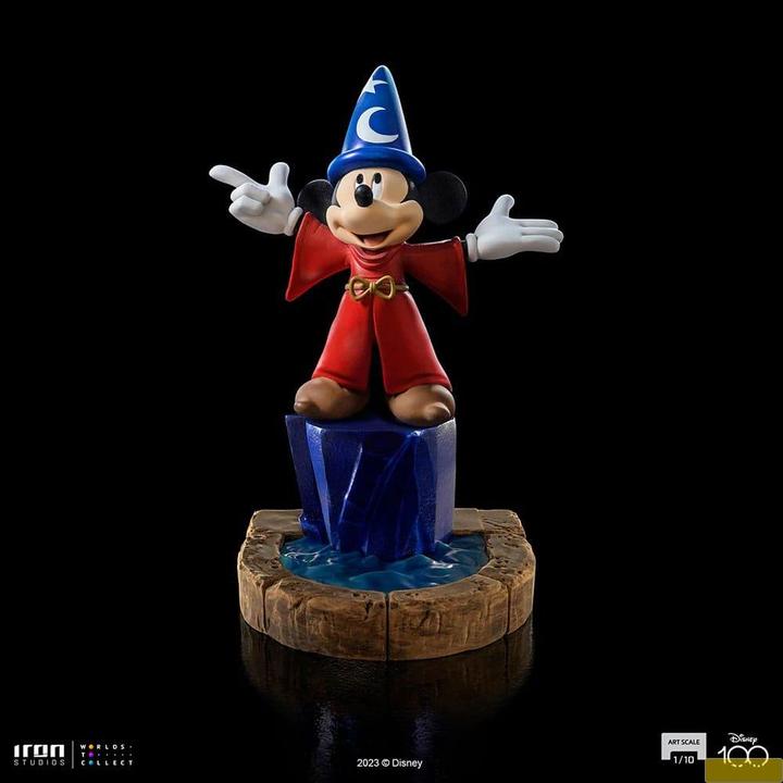 Actual product image Iron Studios Disney statuette 1/10 Art Scale Mickey Fantasia Regular 25 cm