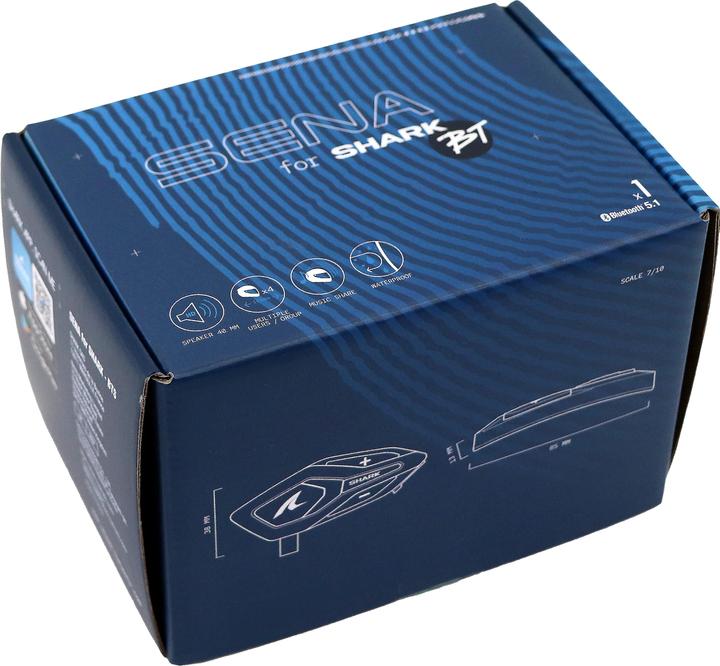 Produktbild Shark Gegensprechanlage SENA für BT, Set für 1 Helm (1er Set)