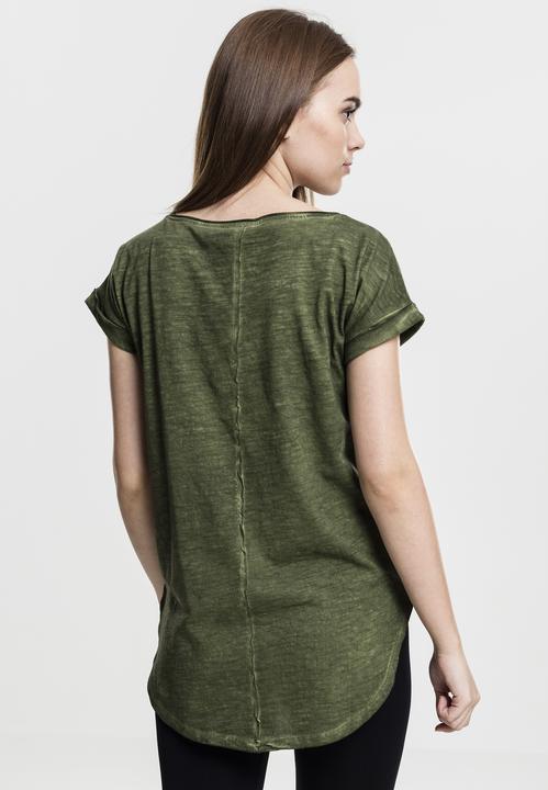 Immagine prodotto Urban Classics Tee lungo da donna a forma di schienale con tintura spray (L)