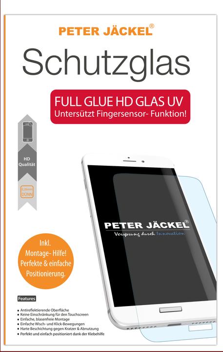 Peter Jäckel FULL DISPLAY HD Glass FULL GLUE for Apple iPhone 13/ 13 Pro Black (1 Stück, Apple iPhone 13)