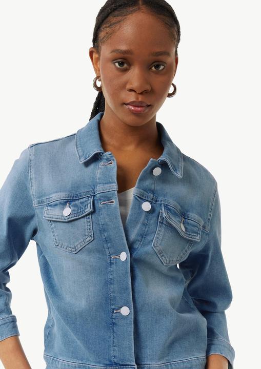 Immagine prodotto Comma Indoor-Jacke Jeansjacke mit 3/4-Ärmel (40)
