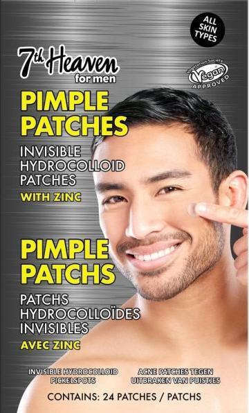Actual product image 7th Heaven Pimple Dots Men's 24 Stk (Facial cleansing wipes)