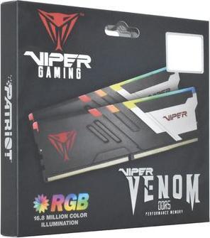 Produktbild Patriot D564GB 5600-40 Viper Venom RGB K2 PAT (2 x 32GB, 5600 MHz, DDR5-RAM, DIMM)