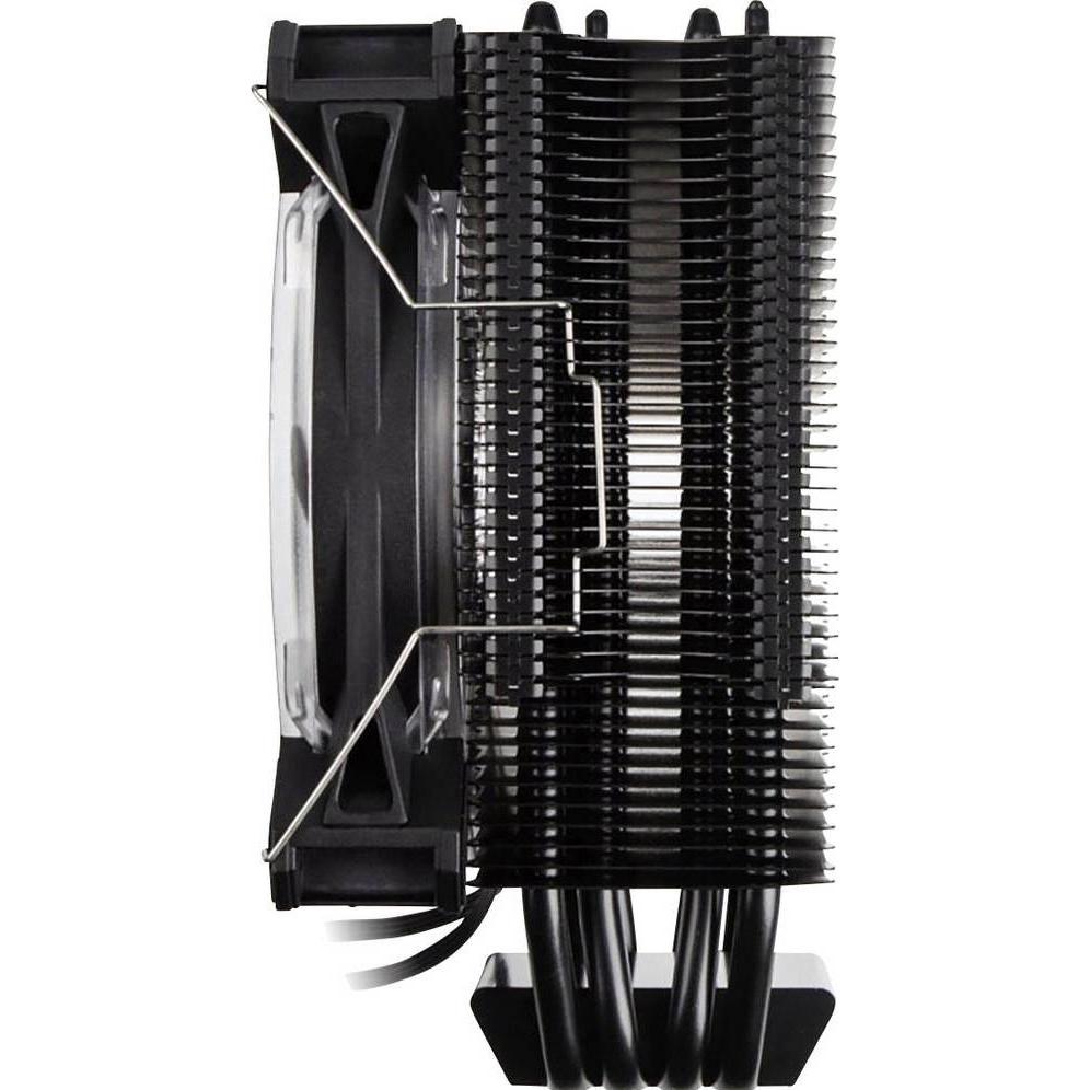 Thumbnail - Raijintek Leto CPU-Kühler, schwarz, RGB-LED (155 mm), CPU Kühler, Schwarz