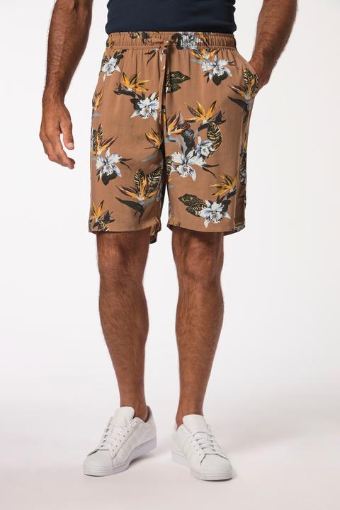 Immagine prodotto JP1880 Bermuda di viscosa con stampa floreale e cintura elastica, fino alla tg. 8XL (6XL)