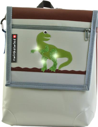 Immagine prodotto Cwirbelwind Zaino asilo Dino Rex pastello glitterato