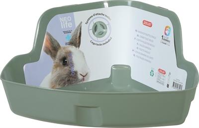 Image du produit Zolux Neolife Hoektoilet Konijn Groen - 42X31X21 Cm