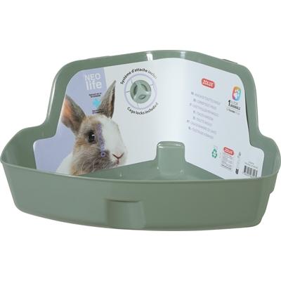 Comparer les prix de Zolux - Maison de toilette d'angle pour lapin Neolife