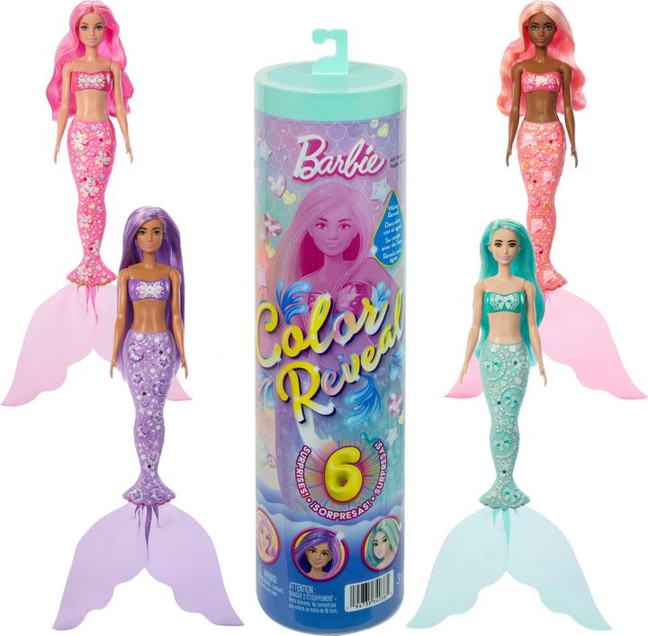 Produktbild Mattel Barbie Color Reveal Barbie Mermaid Gems