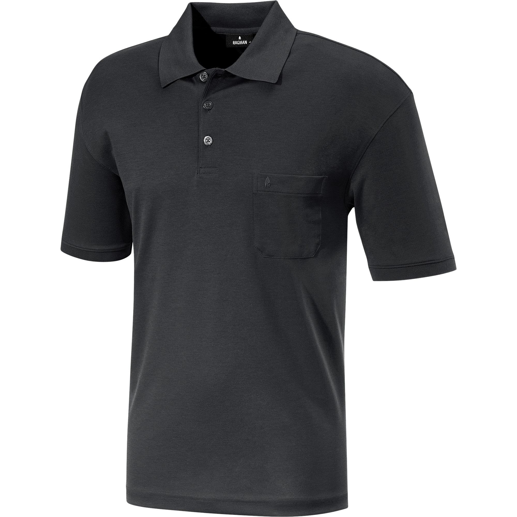 Ragman, Herren, Shirt, Herren-Poloshirt, Grau, (3XL)