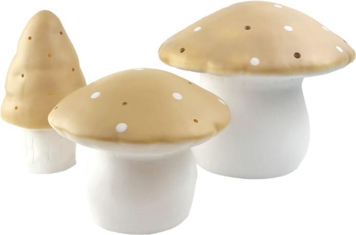 Actual product image Egmont Night light mushroom medium mocha
